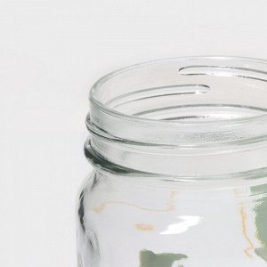 Банки Доляна «Свежий бриз», набор 2 шт.: 2 банки с крышками и трубочками 450 мл, стекло