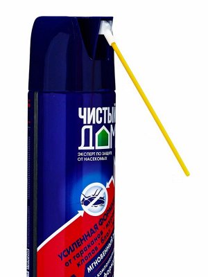 Аэрозоль от насекомых «Чистый дом», от насекомых, усиленная формула, 400 мл