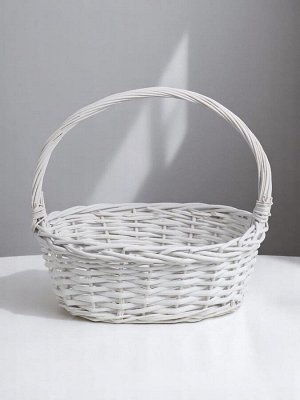Набор корзин плетёных, овальные 3 шт. L:39x29 см, Н12 см/37 см, дно 32x22 см M:32x25xH11xHH32xB26x17 S:26x