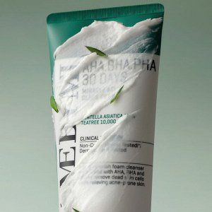 Some by mi AHA/BHA/PHA 30 Days Miracle Acne clear foam Терапевтическая очищающая пенка 100 мл