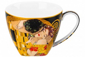Чайный набор 2 пр. 250 мл "Поцелуй на черном", NEW BONE CHINA, 11,5x9x7,5 см