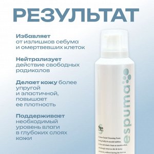 Пенка для лица очищающая для сухой и обезвоженной кожи Spa Treatment Espuma