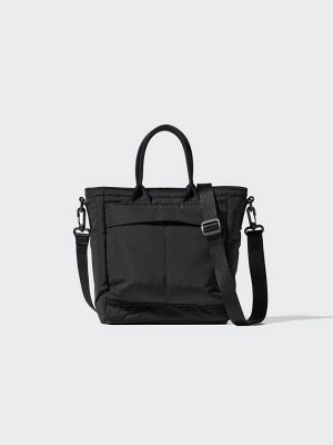 UNIQLO - универсальная мини-сумка 2WAY - 09 BLACK