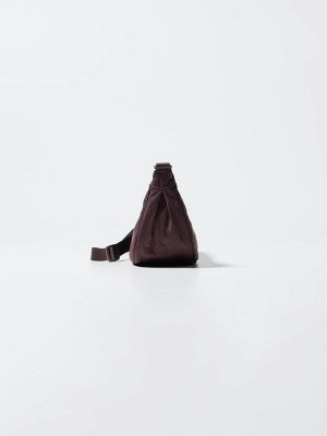 UNIQLO - миниатюрная круглая сумка с водоотталкивающим эффектом - 79 DARKPURPLE