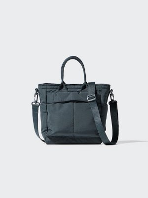 UNIQLO - универсальная мини-сумка 2WAY - 58 DARKGREEN