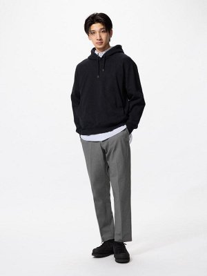 UNIQLO - укороченные брюки Smart Ankle из ультрастрейчевого материала - 07 GRAY