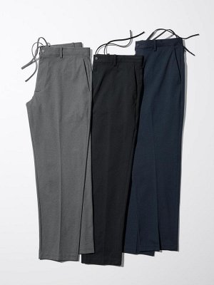 UNIQLO - укороченные брюки Smart Ankle из ультрастрейчевого материала - 69 NAVY