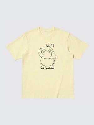 UNIQLO UT - футболка с покемонами и классическим кроем - 41 YELLOW
