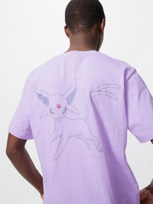 UNIQLO UT - футболка с покемонами и классическим кроем - 71 PURPLE