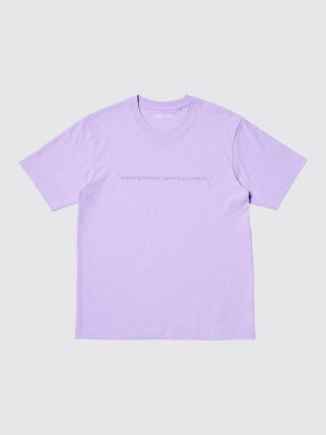 UNIQLO UT - футболка с покемонами и классическим кроем - 71 PURPLE