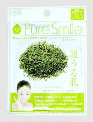 "Pure Smile" "Essence mask" Антиоксидантная маска для лица с эссенцией зелёного ч