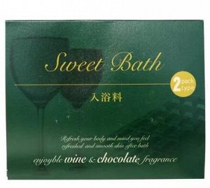 "Fuso Kagaku" "Sweet Bath" Соль для ванны с расслабляющим эффектом с винным арома