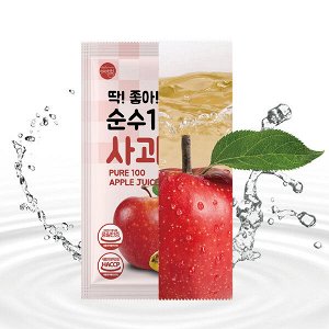 Натуральный 100% яблочный сок Mippeum NFC Pure 100% Apple Juice, 90мл