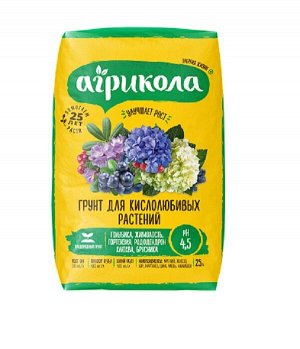 Грунт АГРИКОЛА Грунт для кислолюбивых растений 25 л