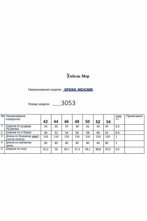 Брюки BUTER 3053 голубой