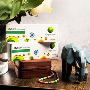Однодневные контактные линзы MyDay daily disposable (30 линз)