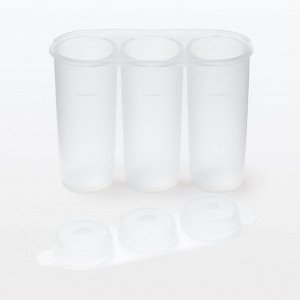 MUJI Silicone Ice Bar Tray - силиконовая форма для льда и фруктовых эскимо