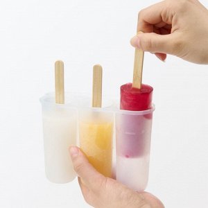 MUJI Silicone Ice Bar Tray - силиконовая форма для льда и фруктовых эскимо