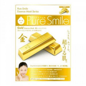 "Pure Smile" "Essence mask" Подтягивающая маска для лица с эссенцией золота, 23 мл. 1