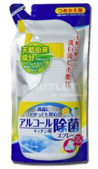 "Mitsuei" Кухонный спрей (с антибактериальным эффектом, мягкая запасная упаковка) 0.35 л 1/24