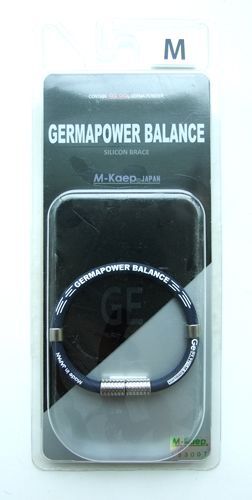 Германиевый браслет (с антистатическим эффектом,размер М - 17,7см,темно-