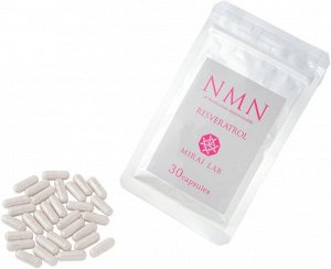 NMN + ресвератрол для замедления процесса старения MIRAI LAB NMN + Resveratrol