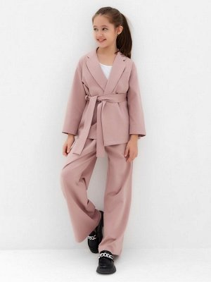 Комплект для девочки (жакет и брюки) MINAKU: PartyDress, пыльно-розовый.
