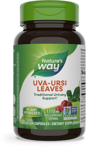Uva Ursi (Busserole) 480 мг 100 капсул — Nature’s Way — традиционная поддержка мочевыводящих путей