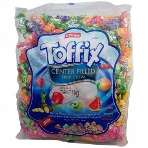 Конфеты жевательные "TOFFIX" фруктовые 1000 г