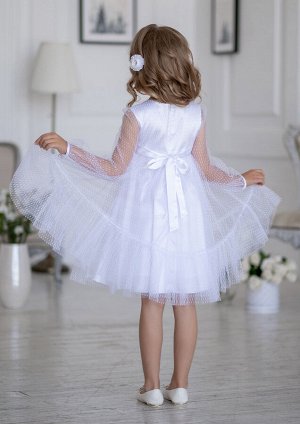 Фрона нарядное платье белый
