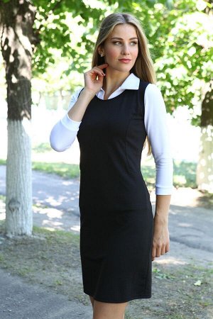 Д491 Платье Клара (черное)