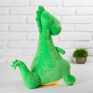 Мягкая игрушка "Динозавр" 30 см, цвет зелёный