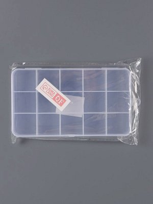 Органайзер для хранения мелочей, с подвесом, 15 ячеек, 17.5x10x2 см