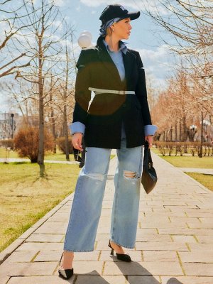 Джинсы женские палаццо MIST: Denim (27) 42-44, голубые