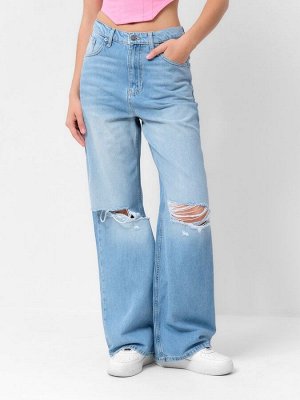 Джинсы женские палаццо MIST: Denim (27) 42-44, голубые