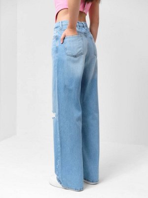 Джинсы женские палаццо MIST: Denim (27) 42-44, голубые