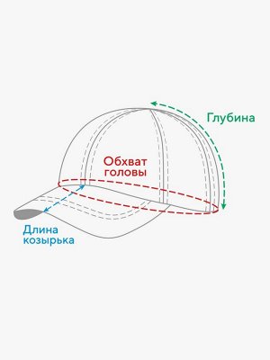 Кепка мужская MINAKU, размер 56-58, 100% хлопок, чёрная