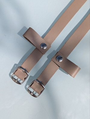 Дополнительные ремешки для абаркас AB. Zapatos correas (100) taupe
