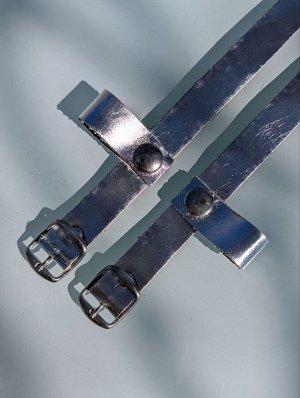 Дополнительные ремешки для абаркас AB. Zapatos correas (100) Plata