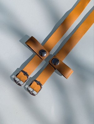 Дополнительные ремешки для абаркас AB. Zapatos correas (100) ocra