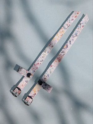 Дополнительные ремешки для абаркас AB. Zapatos correas (100) Samanta blanco