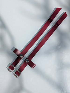 Дополнительные ремешки для абаркас AB. Zapatos correas (100) Burdeos