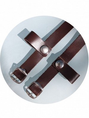 Дополнительные ремешки для абаркас AB. Zapatos correas (100) marron