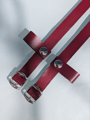 Дополнительные ремешки для абаркас AB. Zapatos correas (100) Burdeos