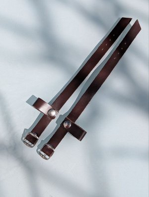 Дополнительные ремешки для абаркас AB. Zapatos correas (100) marron
