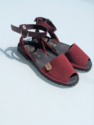 Дополнительные ремешки для абаркас AB. Zapatos correas (100) Burdeos