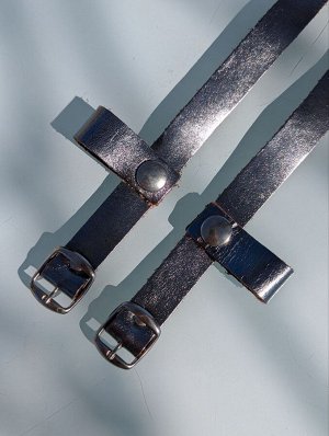 Дополнительные ремешки для абаркас AB. Zapatos correas (100) Plomo