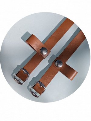 Дополнительные ремешки для абаркас AB. Zapatos correas (100) cuero