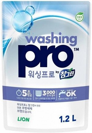 CJ LION Средство для посуды "Washing PRO" 1200мл мягкая упак.