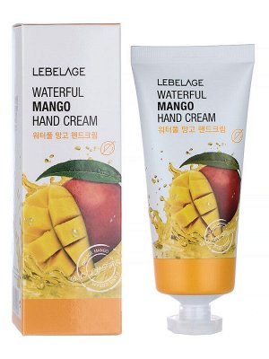 LEBELAGE. Крем для рук увлажняющий с экстрактом манго,WATERFUL MANGO HAND CREAM, 100 мл.